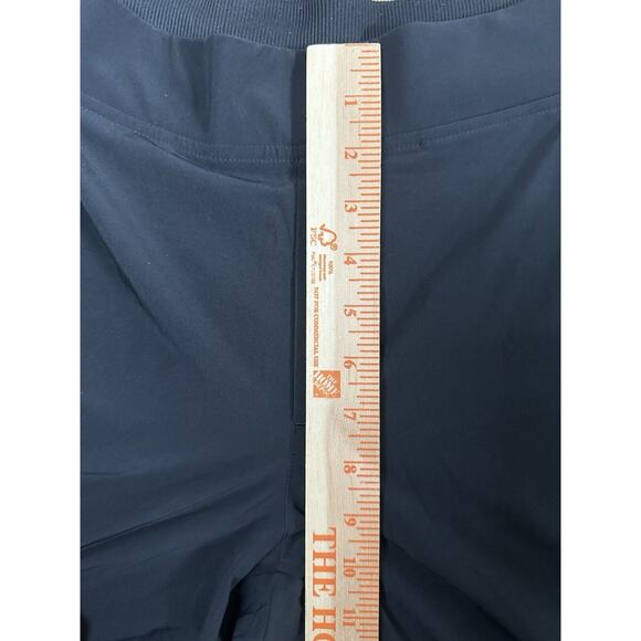 ATHLETA Brooklyn Pants Size 14p Stretch Mid Rise Ankle Crop 7/8 Black Casual - Picture 9 of 11